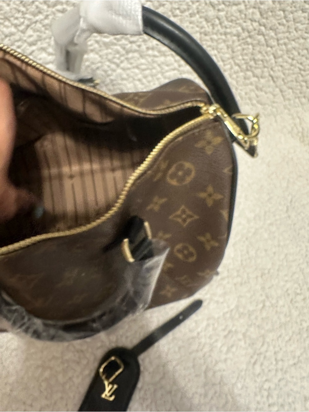 Louis Vuitton Brown Monogram Satchel Handbag INSPIRE ๐ - Picture 3 of 9